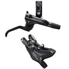 Diskiniai stabdžiai galiniai Shimano DEORE BL/BR-M6100(L) resin J-Kit juodas