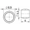 Diskinių stabdžių žarnelės tvirtinimo elementai ProX 5mm for Shimano (50pcs.)