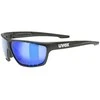 Akiniai Uvex sportstyle 706 juodas matt / mirror mėlynas