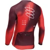 Dviratininko marškinėliai Northwave Blade L/S lava red-bordeaux-L