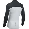 Dviratininko marškinėliai Northwave Force 2 Full Zip L/S light pilkas-juodas-L