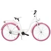 Dviratis AZIMUT City Lux 26" 2025 baltas-pink