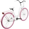 Dviratis AZIMUT City Lux 28" 2025 baltas-pink