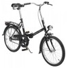 Dviratis AZIMUT Fold 20" 2025 juodas shiny