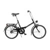 Dviratis AZIMUT Fold 20" 2025 juodas shiny