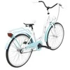 Dviratis AZIMUT Julie 24" 2025 baltas-turquoise