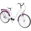 Dviratis AZIMUT Julie 24" 2025 baltas-violet