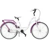 Dviratis AZIMUT Julie 24" 2025 baltas-violet