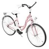 Dviratis AZIMUT Julie 24" 2025 pink-baltas