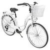 Dviratis AZIMUT Sarema 26" ALU TX-7 2025 baltas