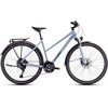 Dviratis Cube Nature EXC Allroad Trapeze pigeonblue'n'juodas 2026-54 cm (Dydis: 54 cm)
