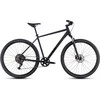 Dviratis Cube Nature ONE juodas'n'juodas 2026-58 cm (Dydis: 58 cm)
