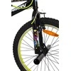 Dviratis Karbon BMX 20 juodas-lime