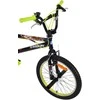 Dviratis Karbon BMX 20 juodas-lime