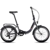 Dviratis Tabou Fold ECO anthracite-red
