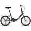 Dviratis Tabou Fold ECO anthracite-red