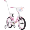 Dviratis Tabou Miss 16 pink-baltas