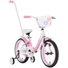 Dviratis Tabou Miss Alu 16 pink-baltas