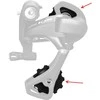 Galinio pavarų perjungėjo ratukų komplektas Shimano RD-M5800-GS