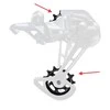 Galinio pavarų perjungėjo ratukų komplektas Shimano RD-M7100