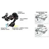 Galinis pavarų perjungėjas Shimano DEORE RD-M6100 1x12-speed