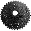 Galinis žvaigždžių blokas SunRace CSU98 9-speed juodas-11-36T