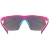 Glasses uvex aerios s pink matt / mirror mėlynas