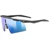 Glasses uvex ultimate pace ultra CV juodas matt / mirror mėlynas