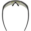 Glasses uvex ultimate pace ultra CV juodas matt / mirror mėlynas