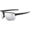 Glasses uvex vectiv juodas matt / mirror sidabrinis