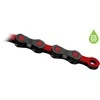 Grandinė KMC DLC12 BlackRed 12-speed 126-links Waxed