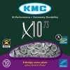Grandinė KMC X10 Pilkas 10 greičių 114-links