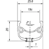 Mach 1 Ratlankis Mach1 260 28" - 622x19C Juodas 36H ZigZag with eyelets V8.4