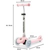 Paspirtukas HyperMotion Tringo LED pink