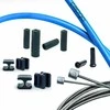 Pavarų troselių komplektas Capgo BL Doube(2x) stainless Shimano/Sram Road &amp; MTB mėlynas