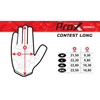 Pirštinės ProX Contest Long pilkas-L
