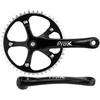 Priekinis žvaigždžių blokas ProX Fix Bike Alu 1-speed 46T 170mm juodas