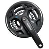 Priekinis žvaigždžių blokas Shimano ALTUS FC-M311-48T 170MM 7/8-speed juodas-48X38X28T