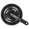 Priekinis žvaigždžių blokas Shimano ALTUS FC-M371-44T 170MM 9-speed juodas-44X32X22T