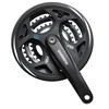 Priekinis žvaigždžių blokas Shimano ALTUS FC-M311-48T 175MM 7/8-speed juodas-48X38X28T