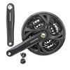 Priekinis žvaigždžių blokas Shimano ALTUS FC-M371-44T 175MM 9-speed juodas-44X32X22T