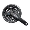 Priekinis žvaigždžių blokas Shimano ALTUS FC-M371-44T 175MM 9-speed juodas-44X32X22T