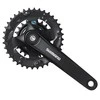 Priekinis žvaigždžių blokas Shimano ALTUS FC-M315-2 175MM 7/8-speed juodas-36X22T