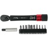 Raktų komplektas ProX Premium Line with dynamometer 2-14Nm 12-parts juodas