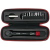 Raktų komplektas ProX Premium Line with dynamometer 2-14Nm 12-parts juodas