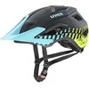 Šalmas Uvex Access juodas aqua lime kilimėlis-52-57CM