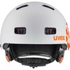 Šalmas Uvex Kid 3 dirtbike light pilka-oranžinis-51-55CM