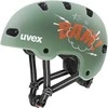 Šalmas Uvex kid 4 style bam moss žalias-papaya matt-51-55CM