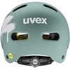 Šalmas Uvex kid 4 style MIPS spray sage žalias matt-51-55CM