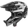 Šalmas Uvex react jr fullface juodas-baltas matt-52-56 CM